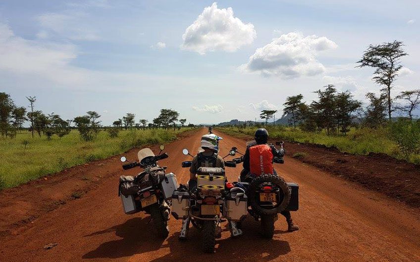 Offroad motorsykkel tur i Afrika
